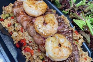 Picanha, Shrimp & Fried Rice